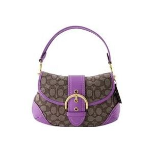 Coach Leather handbags , Purple , Dames , Maat: ONE Size
