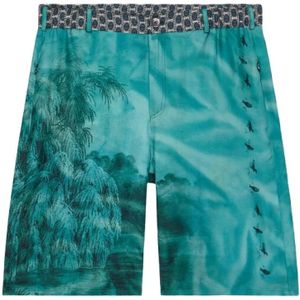 Pierre-Louis Mascia, Heren, Korte broeken, Blauw, Maat: L Zijde,