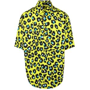 Versace, Heren, Overhemden, Veelkleurig, Maat: S Katoen,