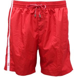 Dolce & Gabbana, Heren, Badkleding, Rood, Maat: L