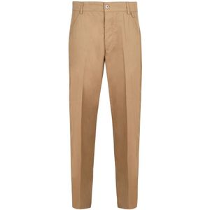 Bottega Veneta, Heren, Broeken, Beige, Maat: XL Katoen,