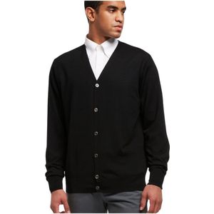 Brooks Brothers, Heren, Truien, Zwart, Maat: XL Wol,