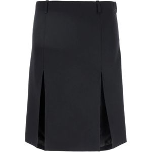The Attico, Dames, Rokken, Zwart, Maat: S Wol,