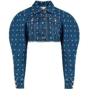 Nina Ricci, Dames, Jassen, Blauw, Maat: M Denim,