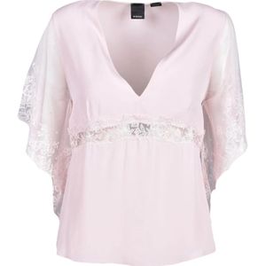 Pinko, Dames, Blouses & Shirts, Roze, Maat: S Zijde,