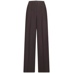 Fendi, Dames, Broeken, Paars, Maat: XS Wol,