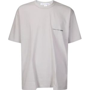 Comme des Garçons, Heren, Tops, Grijs, Maat: M Katoen,