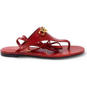 Valentino, Dames, Schoenen, Rood, Maat: 37 EU Leer,