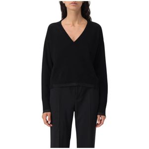 Pinko, Dames, Truien, Zwart, Maat: M Kasjmier,