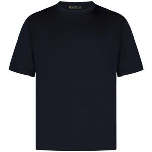 Franzese Collection, Heren, Tops, Blauw, Maat: L Wol,