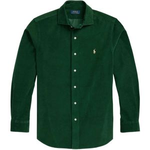 Polo Ralph Lauren, Heren, Overhemden, Groen, Maat: S
