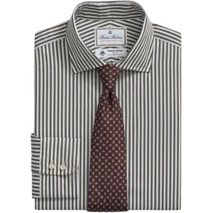 Brooks Brothers, Heren, Overhemden, Groen, Maat: S Katoen,