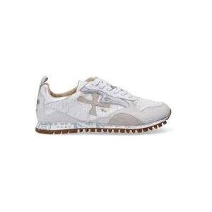 Premiata Witte Paillet Sneakers , White , Dames , Maat: 41 EU