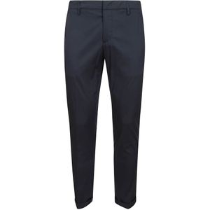 Dondup, Heren, Broeken, Blauw, Maat: W32 Katoen,