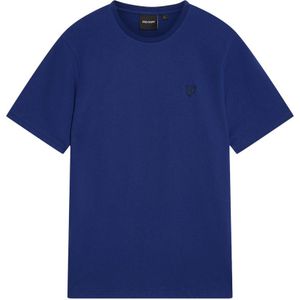 Lyle & Scott, Heren, Tops, Blauw, Maat: M Katoen,