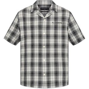 AllSaints, Heren, Overhemden, Grijs, Maat: L Katoen,