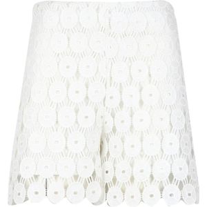 Erika Cavallini, Dames, Korte broeken, Wit, Maat: M Katoen,