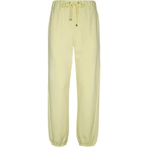 Max Mara, Dames, Broeken, Geel, Maat: XS Katoen,