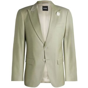 Hugo, Heren, Jassen, Groen, Maat: XL Wol,