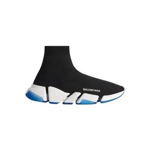 Balenciaga Transparante zool sneaker 3D mesh lichtgewicht , Black , Heren , Maat: 41 EU
