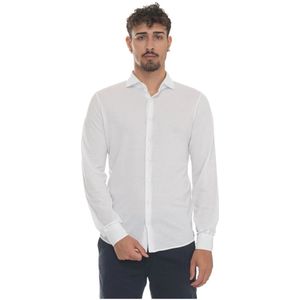 Gran Sasso, Heren, Overhemden, Wit, Maat: 3XL Katoen,