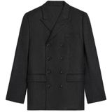 Celine - Grijze Wollen Blazer Jas - Heren - Double-breasted - AW 24