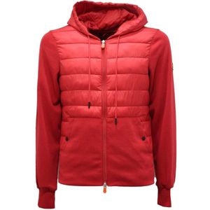 Save The Duck, Heren, Sweatshirts & Hoodies, Rood, Maat: L