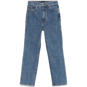 Khaite, Dames, Jeans, Blauw, Maat: W31 Katoen,