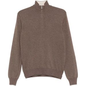 Barba, Heren, Truien, Bruin, Maat: M