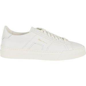 Santoni Stijlvolle Dbs2 Schoenen , White , Heren , Maat: 45 EU