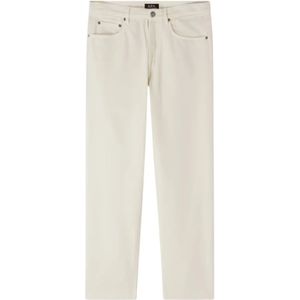 A.p.c., Heren, Jeans, Wit, Maat: W31 Katoen,