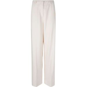 Dante 6, Dames, Broeken, Wit, Maat: L Satijn,