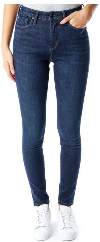 Pepe Jeans - High Waist Skinny Fit Jeans - Blauw - Dames