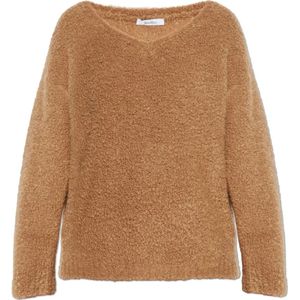 Max Mara, Dames, Truien, Bruin, Maat: XS Zijde,