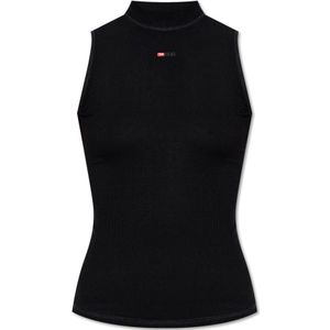 Diesel - T-Mokky-Sl-Microdiv - Longtop - Zwart - Viscosemix met Elastaan