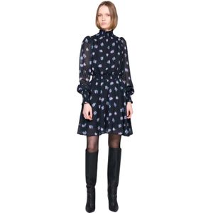 Silvian Heach, Dames, Jurken, Blauw, Maat: XS Viscose,