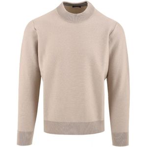 Drumohr, Heren, Truien, Beige, Maat: XL Wol,