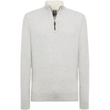 Boggi Milano - Cashmere Half-Zip - Truien - Grijs - 100% Kasjmier