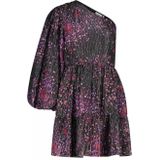 Fabienne Chapot Cocktailjurk  lila / pink / zwart
