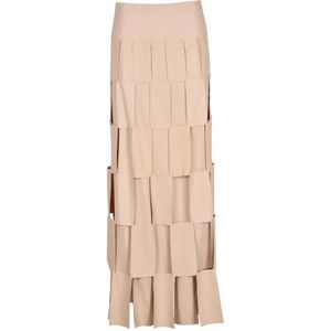 A.w.a.k.e. Mode, Dames, Rokken, Beige, Maat: S