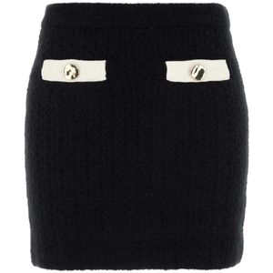 Self Portrait, Dames, Rokken, Zwart, Maat: S Polyamide,