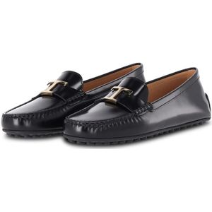 Tod's Elegante Loafer met Noppenzool , Black , Dames , Maat: 39 EU