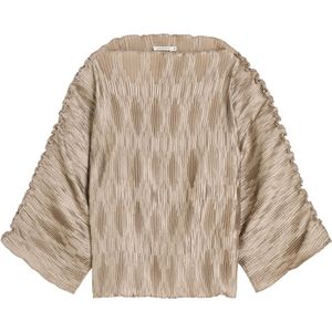 By Malene Birger, Dames, Blouses & Shirts, Beige, Maat: S Poliester,