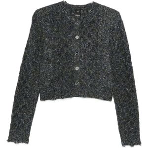 Pinko, Dames, Truien, Grijs, Maat: S