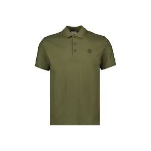 Burberry Klassiek Poloshirt , Green , Heren , Maat: S