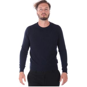 Daniele Alessandrini, Heren, Truien, Blauw, Maat: XL Wol,