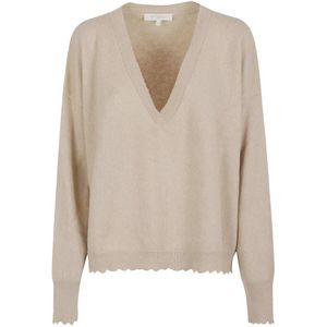 Antonelli Firenze, Dames, Truien, Beige, Maat: M Wol,
