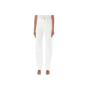 Lanvin Witte Twisted Denim Jeans - Damesmode , White , Dames , Maat: S