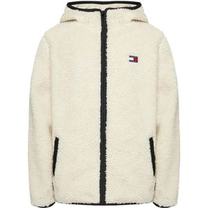 Tommy Jeans - Pullover Hoodie - Groen - Gerecycled Polyester