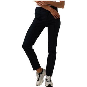 Drykorn - Chino Broek - Donkerblauw - Slim-fit - Katoenmix